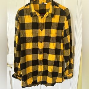 Yellow Plaid Shirt